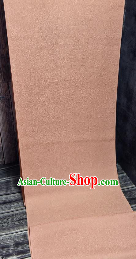 Asian Japan Classical Iromuji Kimono Brocade Tapestry Traditional Qipao Dress Orange Silk Fabric