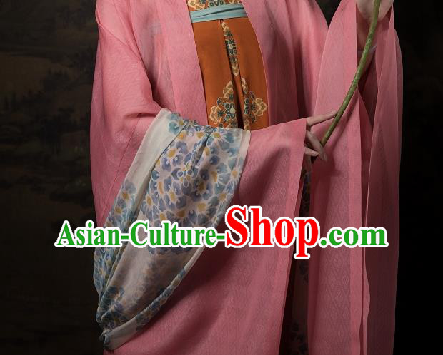 China Traditional Tang Dynasty Imperial Consort Historical Clothing Ancient Court Woman Hanfu Dress Costumes Full Set