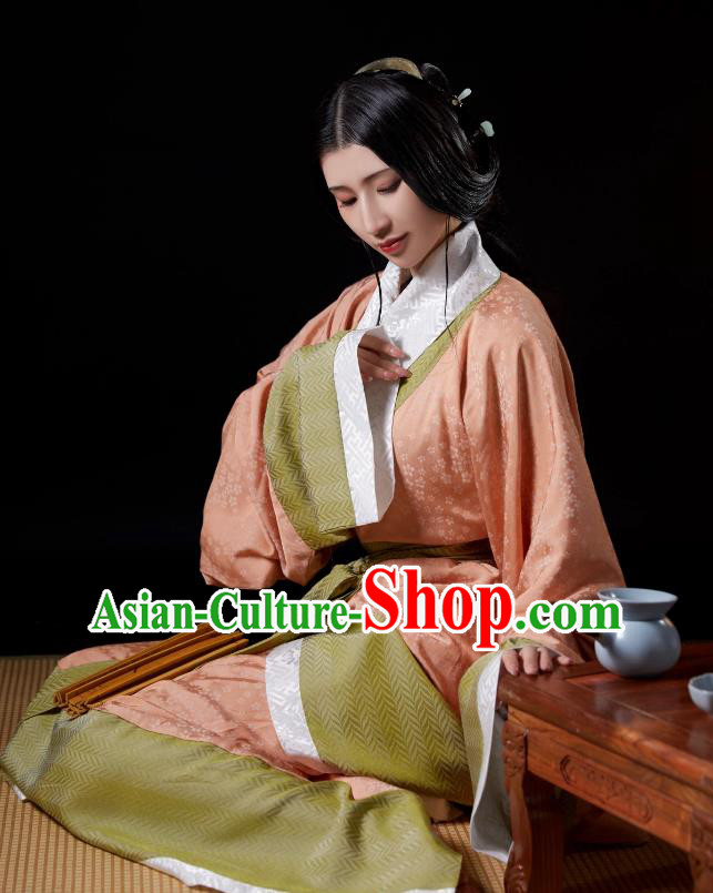 Chinese Ancient Court Beauty Costume Traditional Han Dynasty Princess Hanfu Dress Historical Clothing