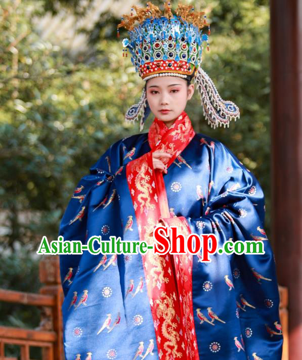Chinese Traditional Ming Dynasty Court Woman Historical Costumes Ancient Empress Clothing