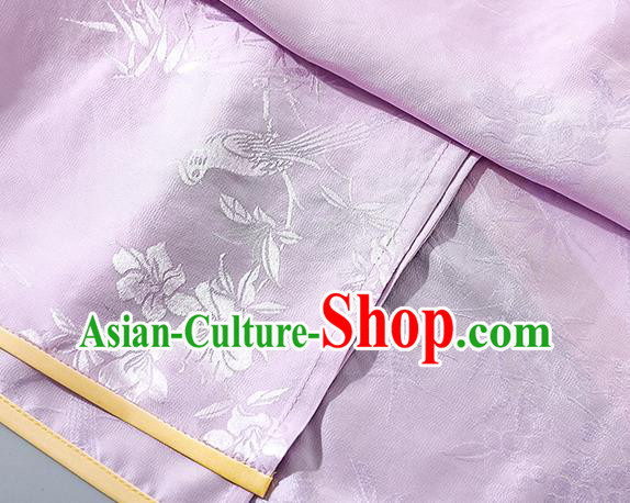 China Tang Suit Upper Outer Garment Traditional Cheongsam Pink Silk Shirt