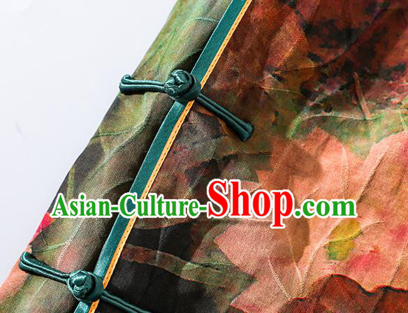 Asian Chinese National Shanghai Beauty Clothing Traditional Qipao Dress Classical Silk Cheongsam