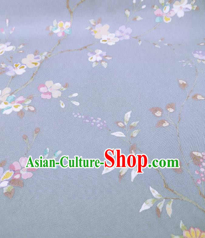 Asian Japan Classical Primrose Pattern Brocade Traditional Silk Fabric Japanese Kimono Cloth Drapery