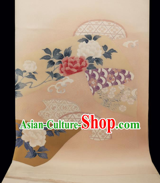 Asian Japan Classical Brocade Traditional Silk Fabric Japanese Kimono Tapestry Drapery