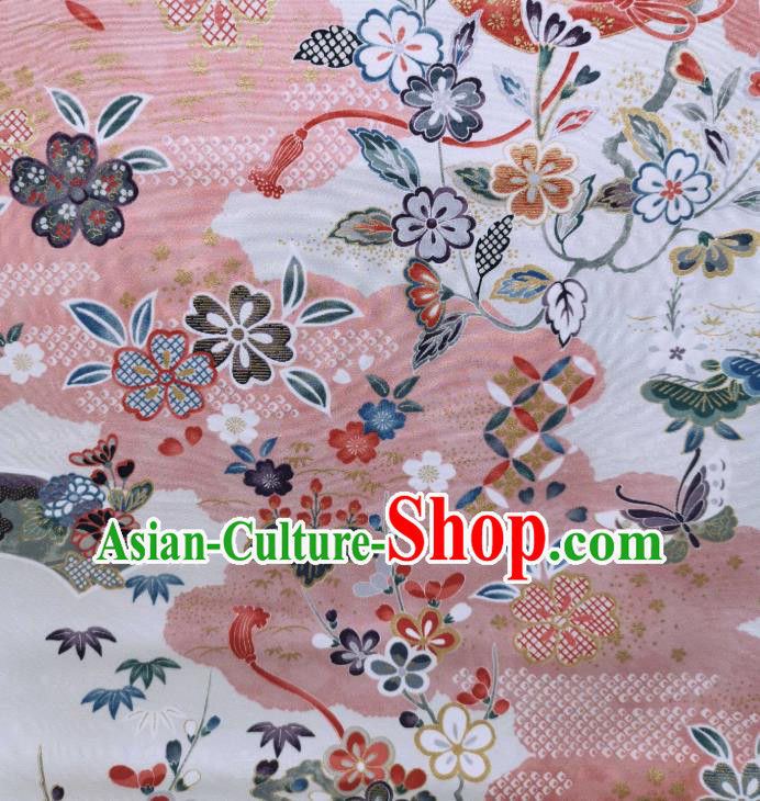 Asian Japan Classical Kimono Silk Fabric Traditional Japanese Yukata Belt Brocade Tapestry