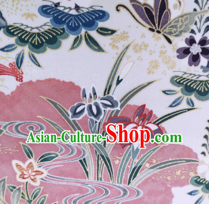 Asian Japan Classical Kimono Silk Fabric Traditional Japanese Yukata Belt Brocade Tapestry