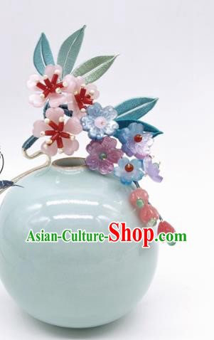 Chinese Traditional Flowers Hair Stick Hanfu Hair Accessories Handmade Ancient Princess Hairpin