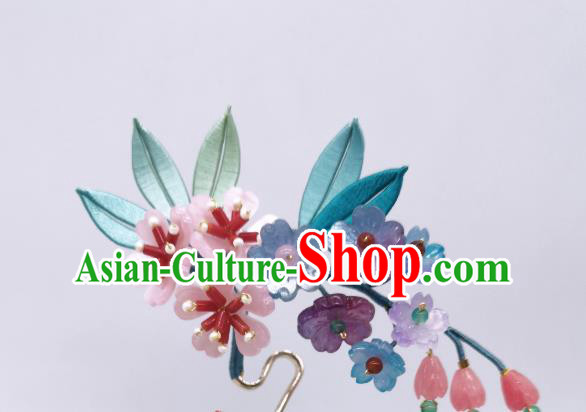 Chinese Traditional Flowers Hair Stick Hanfu Hair Accessories Handmade Ancient Princess Hairpin