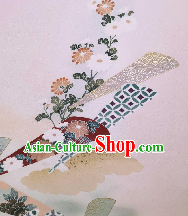 Traditional Japanese Yukata Belt Damask Asian Brocade Tapestry Japan Classical Kimono Silk Fabric