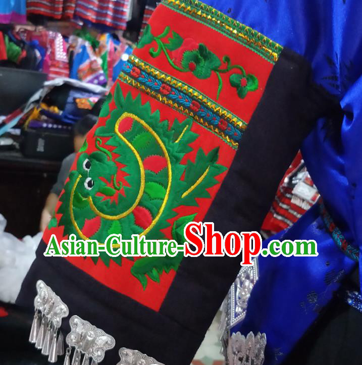 Chinese Hmong Ethnic Wedding Costumes Traditional Miao National Minority Folk Dance Clothing
