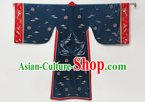 China Ancient Imperial Empress Embroidered Costumes Traditional Song Dynasty Wedding Replica Clothing Full Set