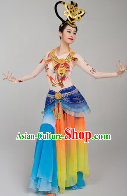China Flying Apsaras Dance Dress Classical Dance Stage Performance Costume