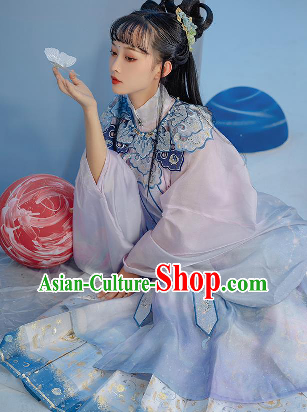 China Ancient Court Princess Hanfu Clothing Traditional Ming Dynasty Nobility Lady Costumes