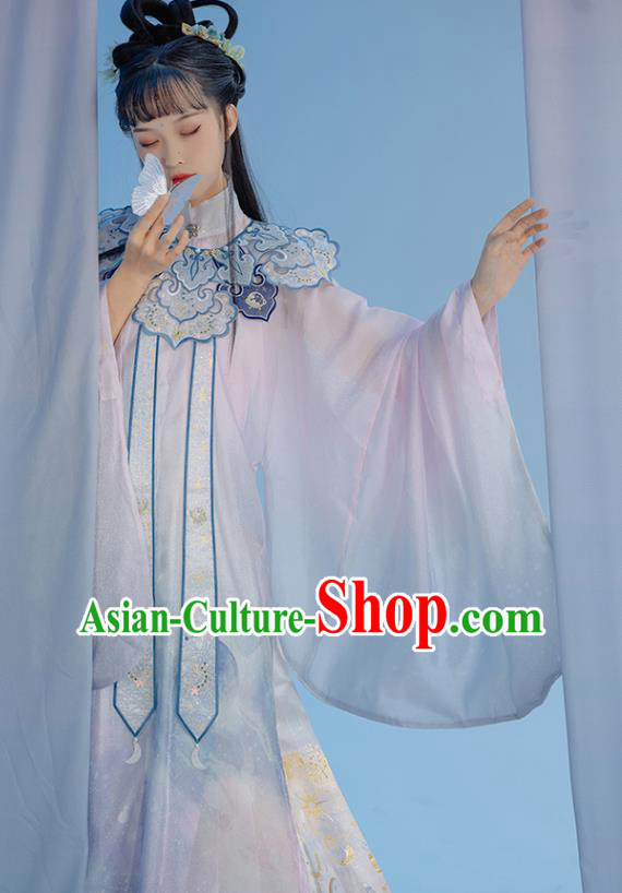 China Ancient Court Princess Hanfu Clothing Traditional Ming Dynasty Nobility Lady Costumes