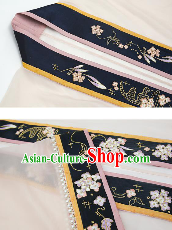 China Ancient Court Lady Hanfu Clothing Traditional Song Dynasty Historical Costumes