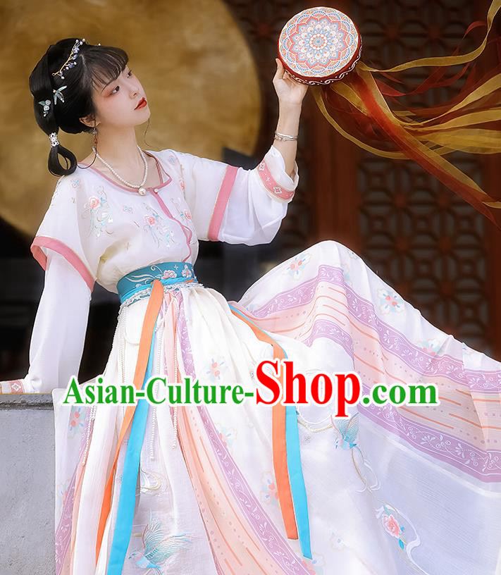 China Ancient Court Princess Historical Clothing Traditional Tang Dynasty Palace Lady Dance Costumes