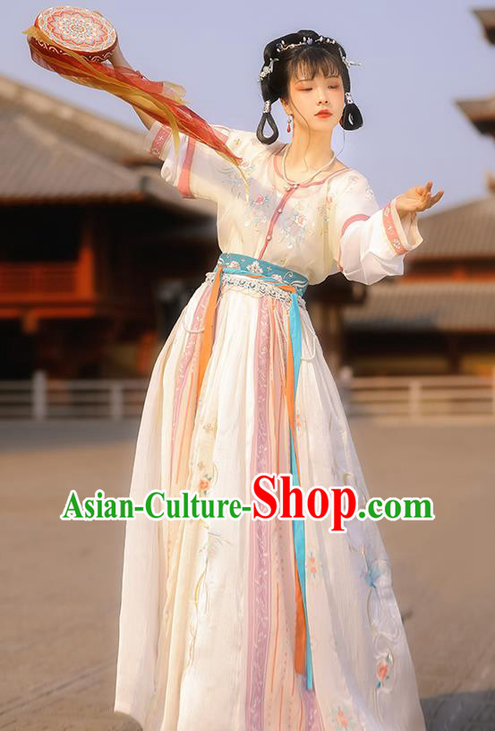 China Ancient Court Princess Historical Clothing Traditional Tang Dynasty Palace Lady Dance Costumes