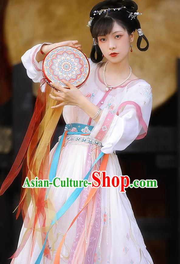 China Ancient Court Princess Historical Clothing Traditional Tang Dynasty Palace Lady Dance Costumes