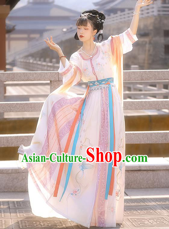 China Ancient Court Princess Historical Clothing Traditional Tang Dynasty Palace Lady Dance Costumes