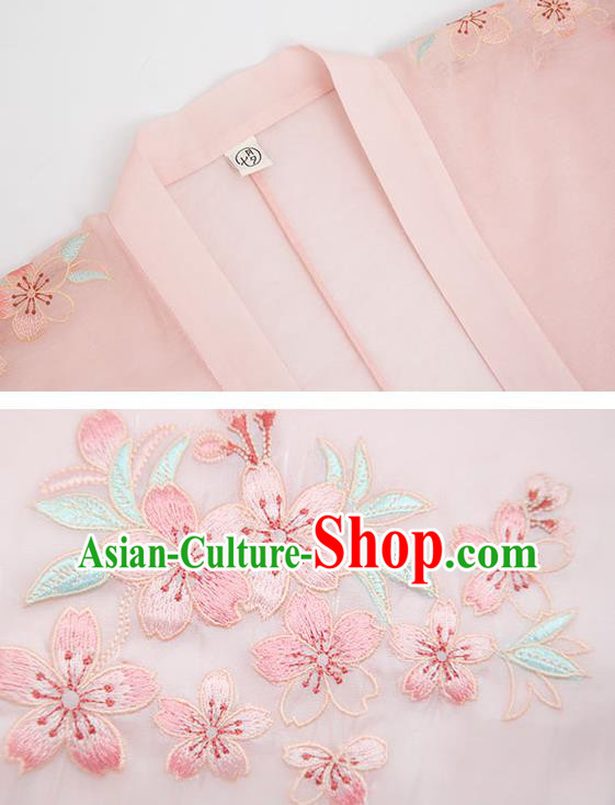 China Traditional Song Dynasty Palace Princess Embroidered Costumes Ancient Court Infanta Historical Clothing