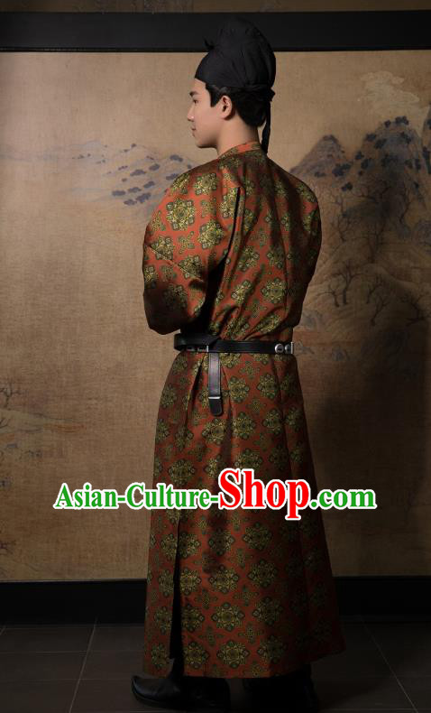 China Traditional Tang Dynasty Noble Childe Hufu Clothing Ancient Young Male Costume
