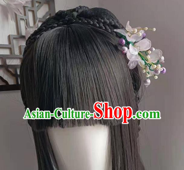 Chinese Ancient Young Lady Hairpin Traditional Song Dynasty Princess Wisteria Hair Stick
