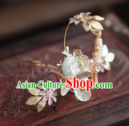 Chinese Classical Bride Hairpins Traditional Wedding Hair Accessories Xiuhe Suit Tassel Hair Comb