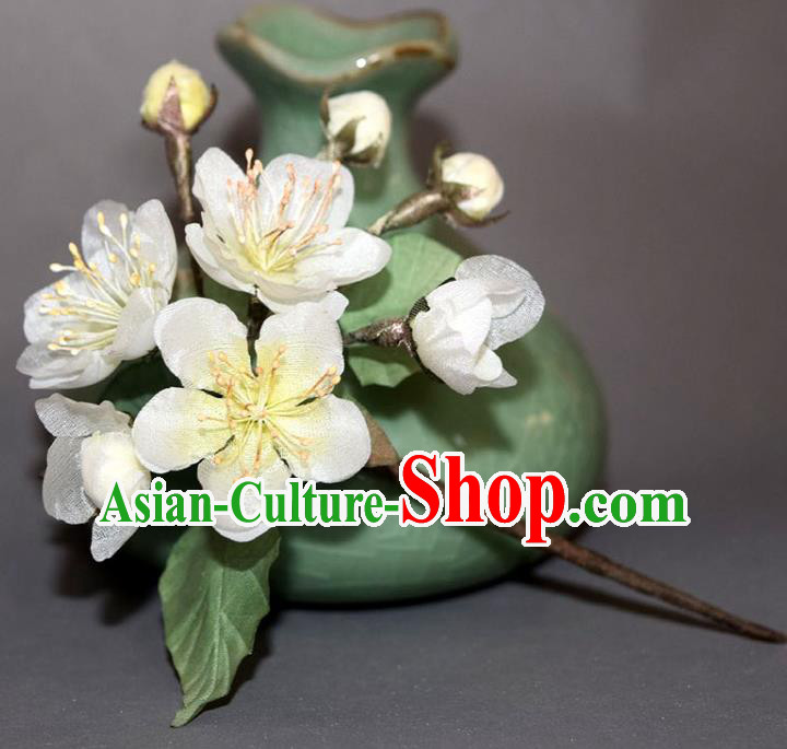 Chinese Traditional Song Dynasty Hair Stick Handmade Ancient Princess Pear Blossom Hairpin