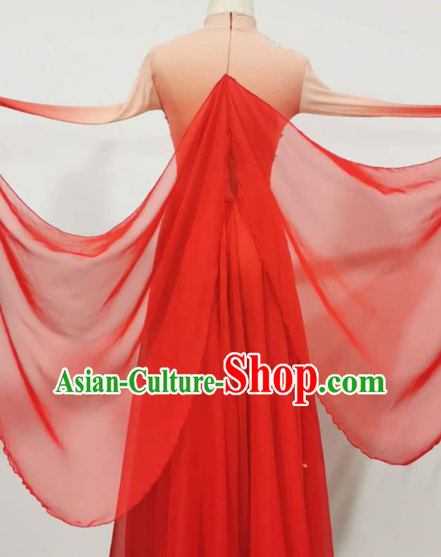 Chinese Opening Dance Beauty Dance Performance Clothing Classical Dance Performance Red Dress