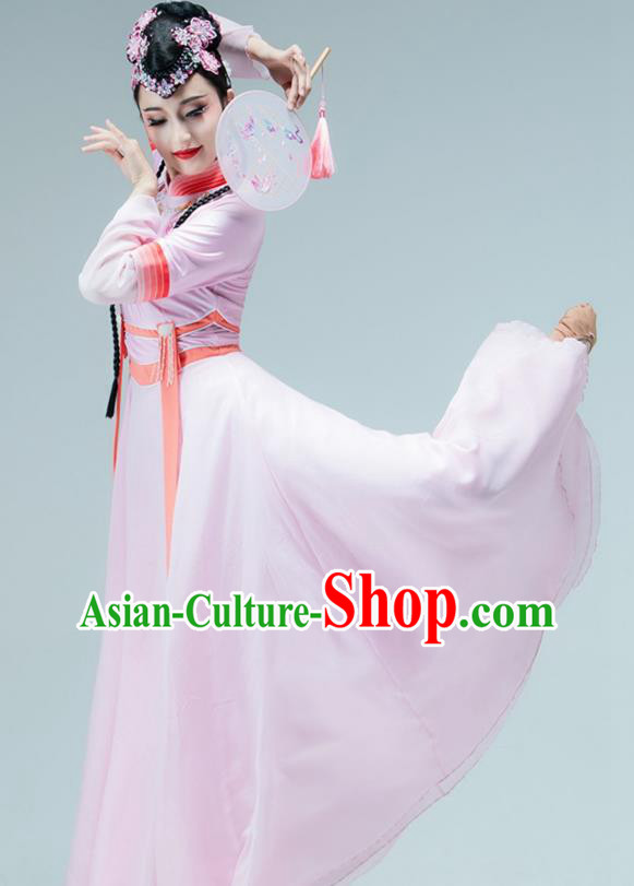 Chinese Classical Dance Pink Dress Palace Fan Dance Beauty Dance Performance Clothing