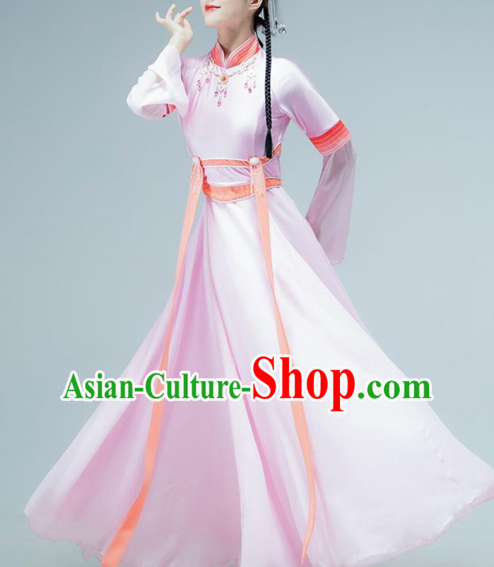 Chinese Classical Dance Pink Dress Palace Fan Dance Beauty Dance Performance Clothing