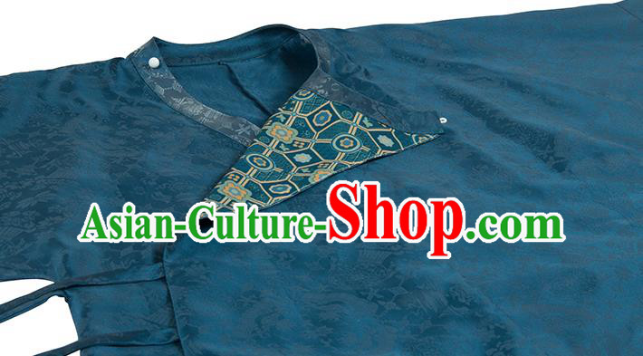 China Traditional Ming Dynasty Historical Clothing Ancient Scholar Hanfu Robe for Men
