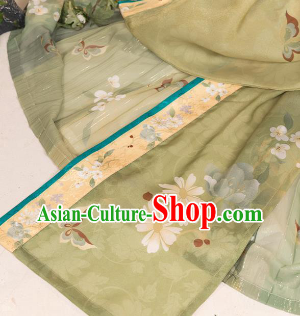 China Ancient Imperial Concubine Embroidered Hanfu Clothing Traditional Song Dynasty Court Woman Replica Costumes