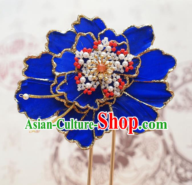 Chinese Traditional Hair Accessories Handmade Qing Dynasty Palace Lady Hairpin