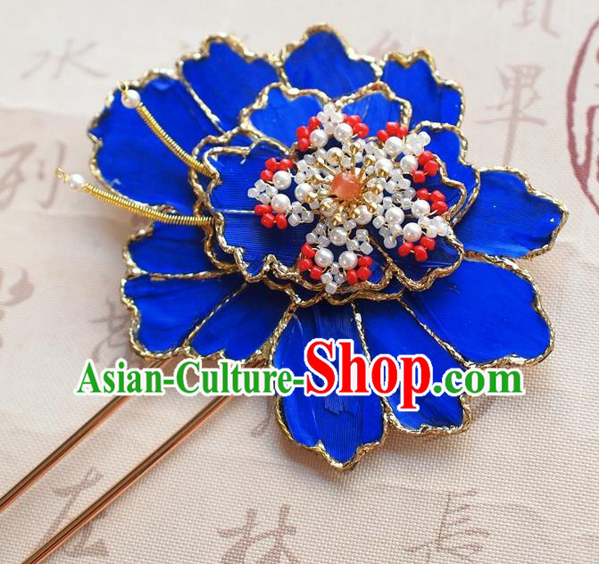 Chinese Traditional Hair Accessories Handmade Qing Dynasty Palace Lady Hairpin