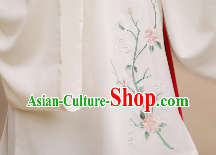 China Ancient Young Lady Hanfu Dress Clothing Traditional Ming Dynasty Costumes for Women