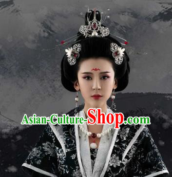 Chinese Traditional Tang Dynasty Empress Hair Accessories Ancient Queen Hairpins