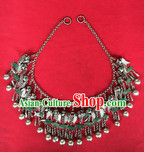 Chinese Ethnic Silver Bells Tassel Belt Traditional Hanfu Waist Accessories