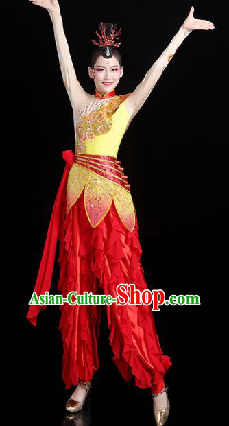 China Traditional New Year Yangko Dance Clothing Folk Dance Drum Dance Outfits