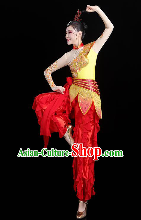 China Traditional New Year Yangko Dance Clothing Folk Dance Drum Dance Outfits