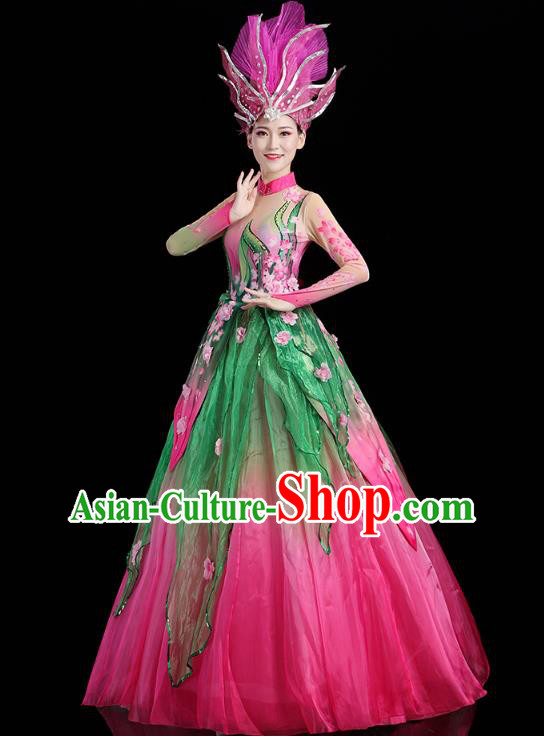 China Spring Festival Gala Opening Performance Dress Modern Dance Flower Dance Clothing