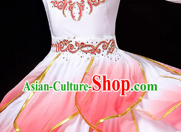 Chinese Traditional Uyghur Nationality Folk Dance Costume Xinjiang Ethnic Flower Dance Dress