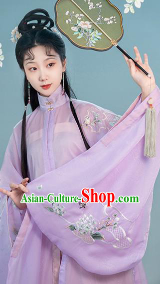 China Ancient Princess Costumes Traditional Ming Dynasty Young Beauty Hanfu Clothing