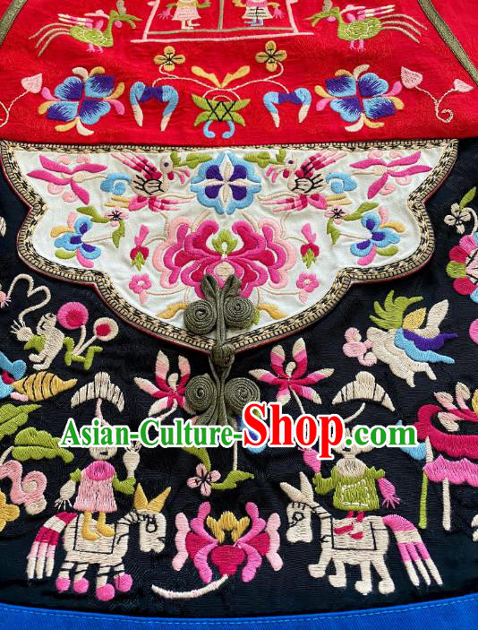 China Traditional Embroidered Waistcoat Clothing National Vest Tang Suit Upper Outer Garment
