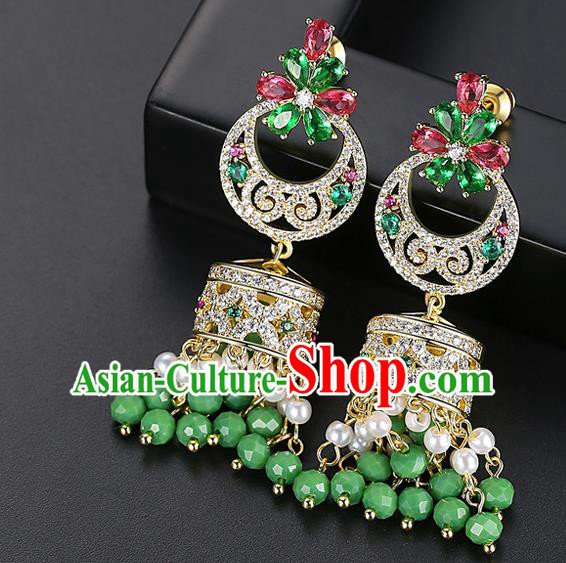 Asian Indian Belly Dance Earrings India Bollywood Princess Ear Accessories
