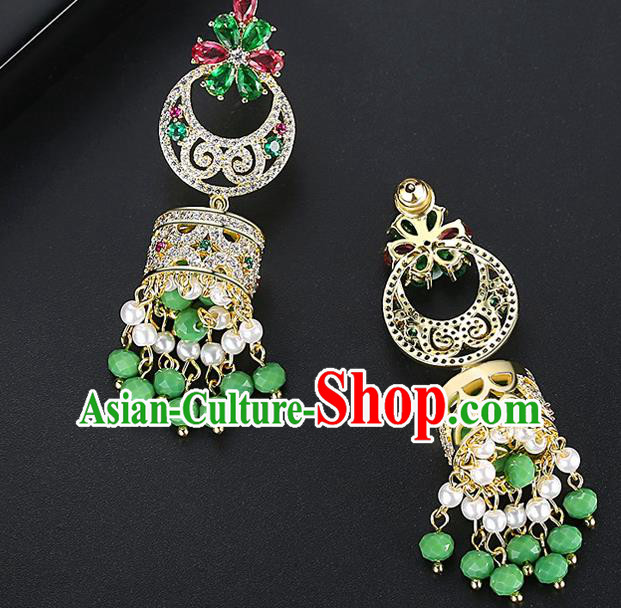 Asian Indian Belly Dance Earrings India Bollywood Princess Ear Accessories