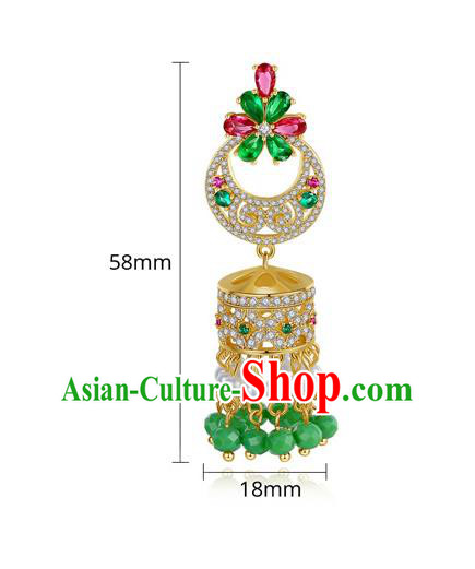 Asian Indian Belly Dance Earrings India Bollywood Princess Ear Accessories