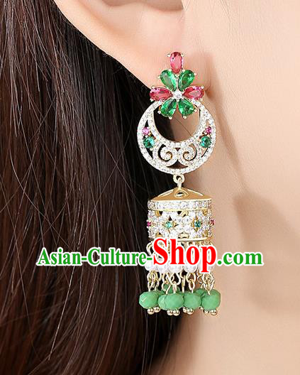 Asian Indian Belly Dance Earrings India Bollywood Princess Ear Accessories