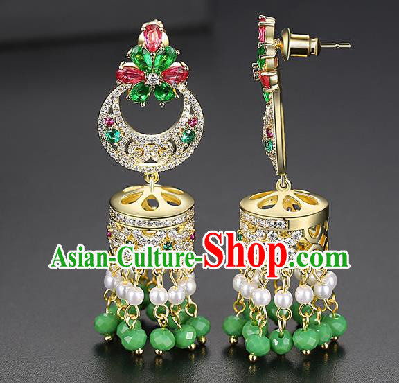 Asian Indian Belly Dance Earrings India Bollywood Princess Ear Accessories