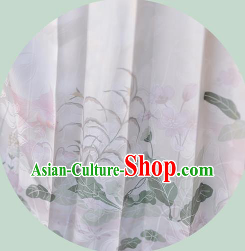 China Traditional Ming Dynasty Noble Lady Historical Clothing Ancient Young Beauty Hanfu Garment